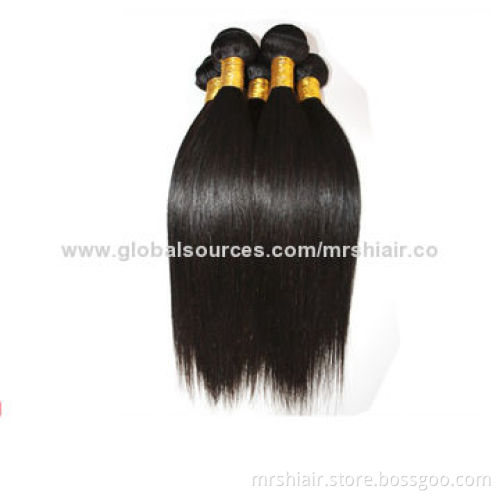 22-inch 6A 100% Unprocessed Straight Hair Remy Weft